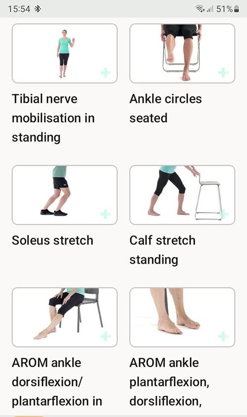 Tarsal tunnel syndrome exercise program