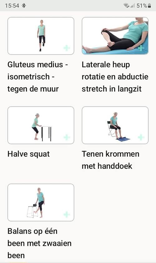 Hoffitis exercise program